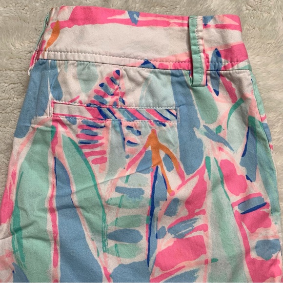 Lilly Pulitzer 19277 Women's Pink White The Callahan Short in Out of the Sea 4 - Picture 4 of 12